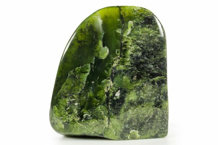 Free-Standing Polished Jade (Nephrite) - Afghanistan #383413